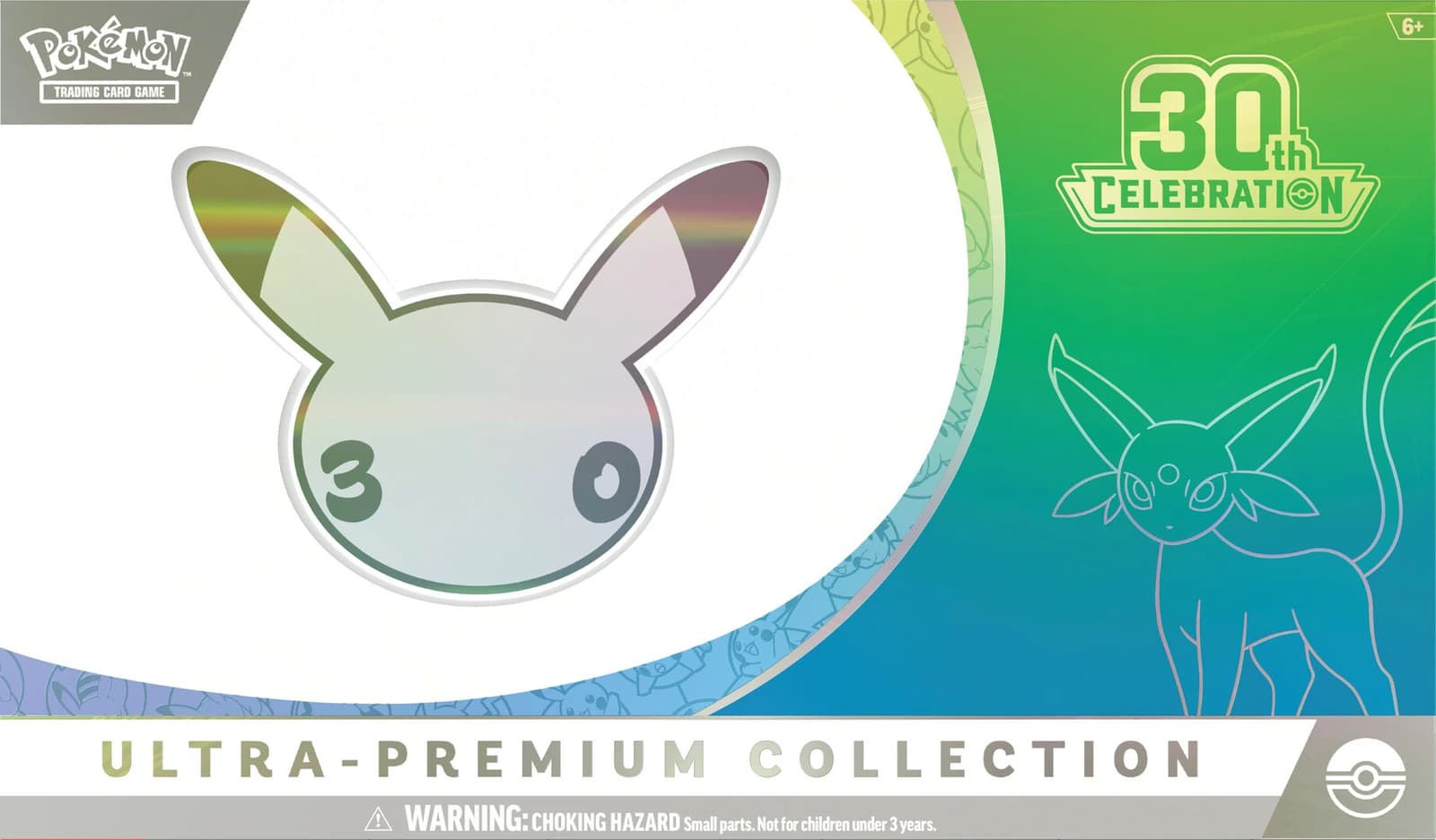 Pokémon TCG 30th Celebration Ultra-Premium Collection Day edition, sealed box front