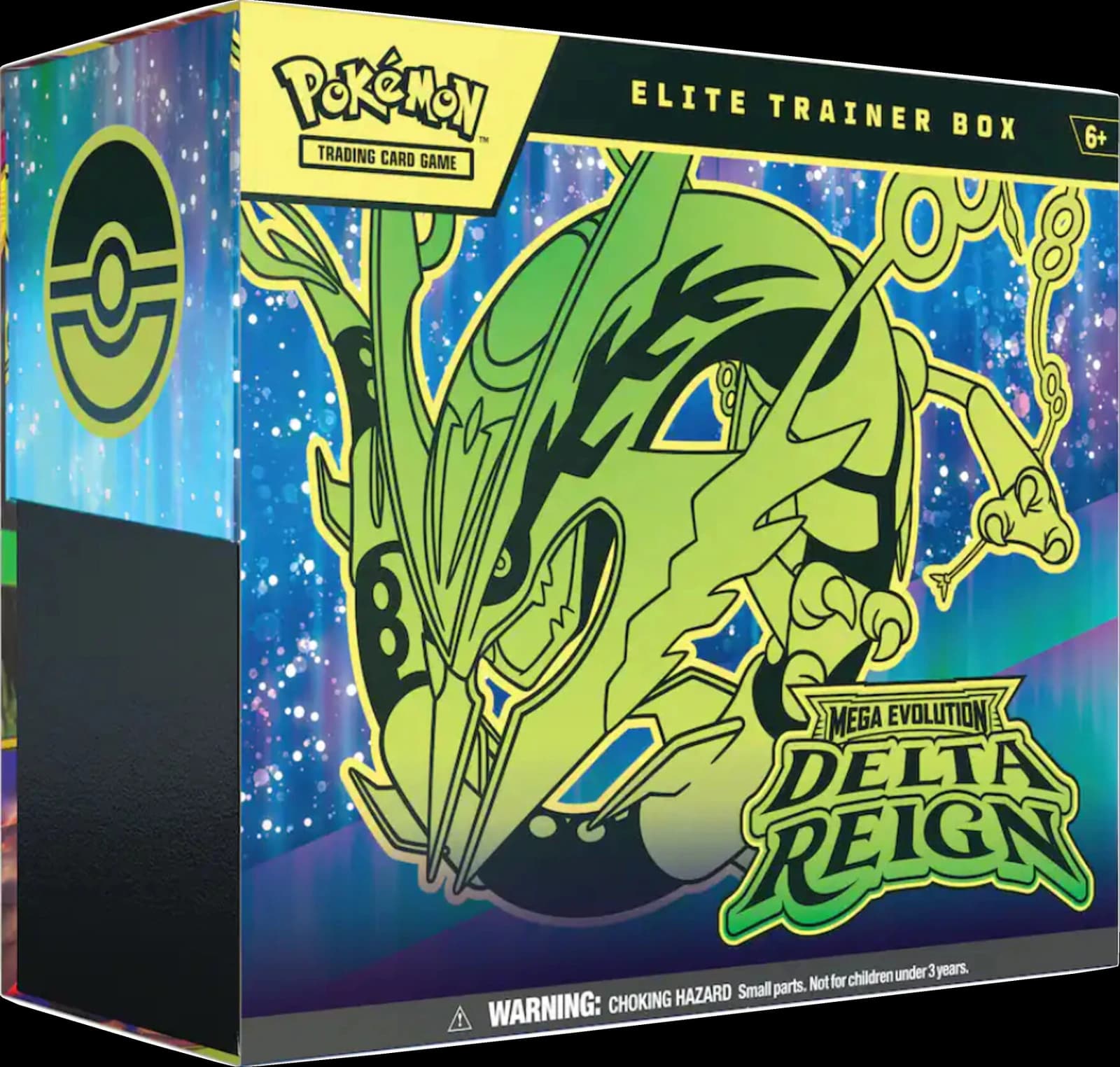 Pokémon TCG: Mega Evolution—Delta Reign Elite Trainer Box, front angle
