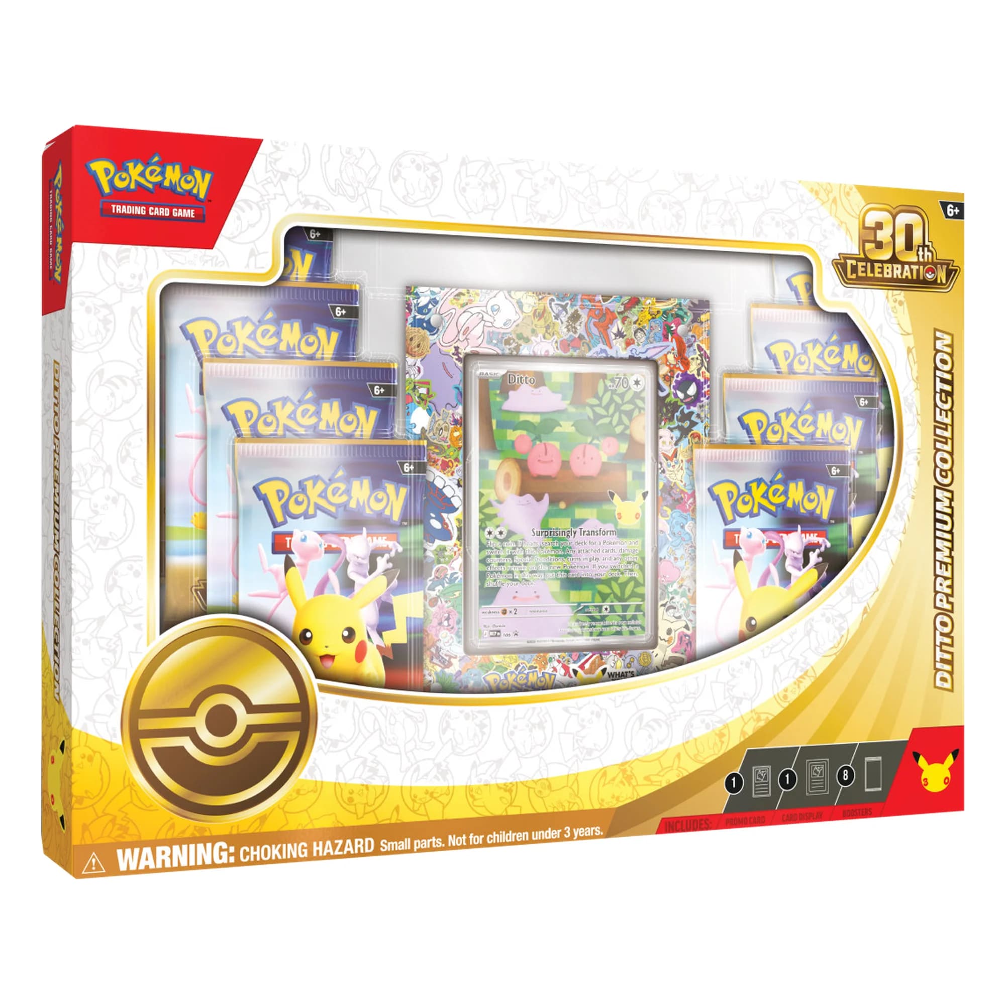 Pokémon TCG: 30th Celebration Ditto Premium Collection sealed box front