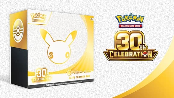 Pokémon TCG: 30th Celebration Pokémon Center Elite Trainer Box sealed box
